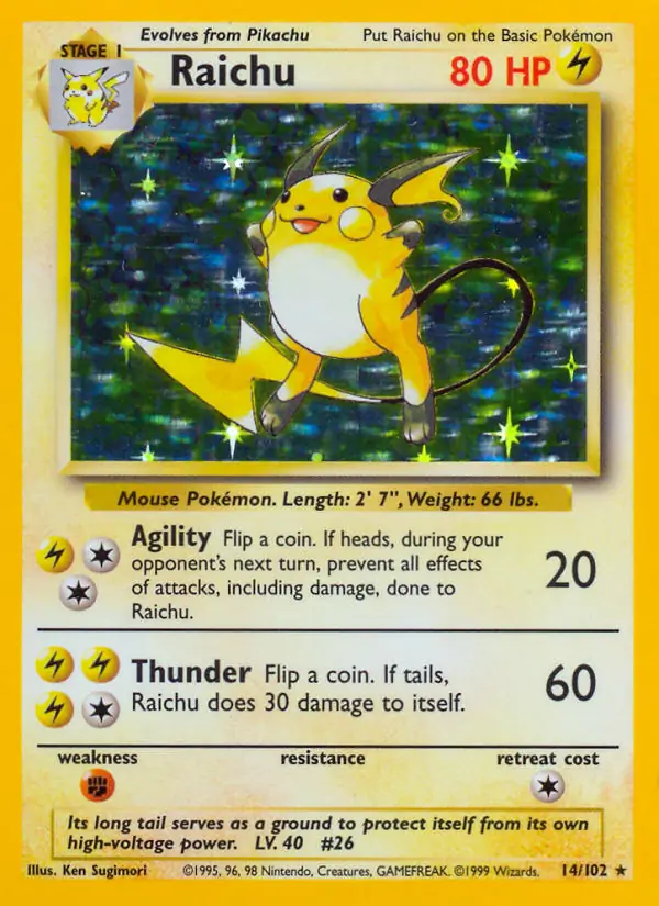 Raichu (14/102) | Evolution Games
