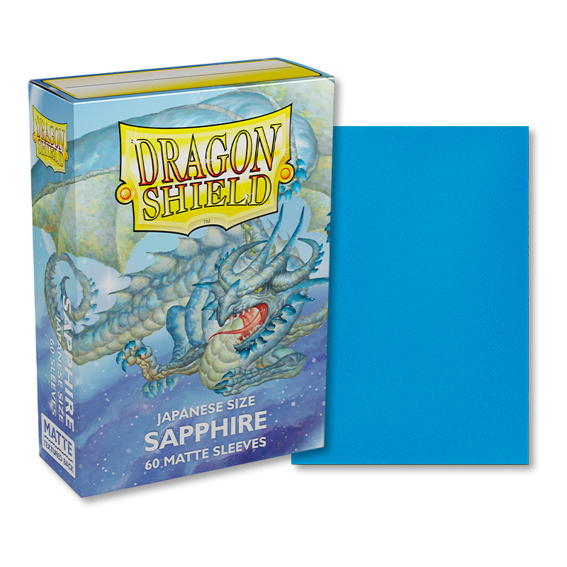 Dragon Shield: Japanese Size 60ct Sleeves - Sapphire (Matte) - Image 2