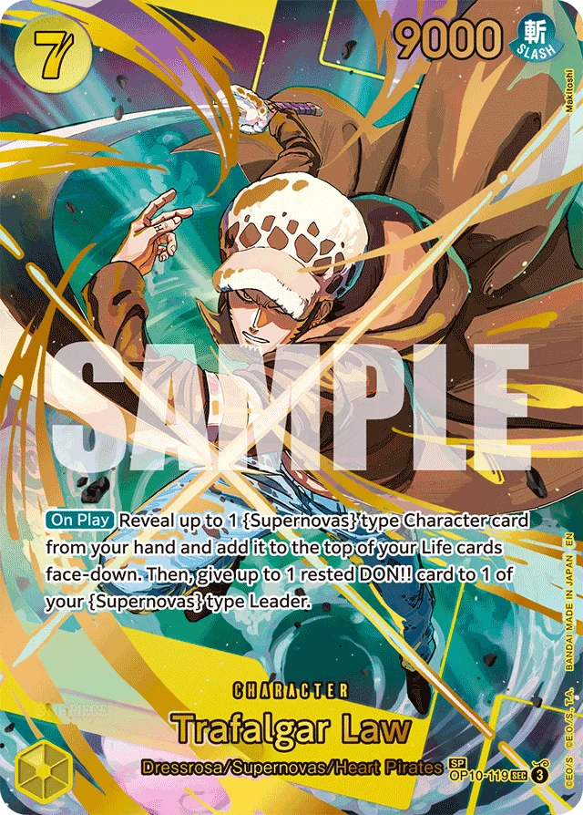 Trafalgar Law (OP10-119 — Full Art)