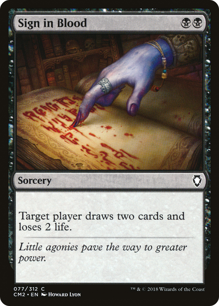 Sign in Blood (077/312)