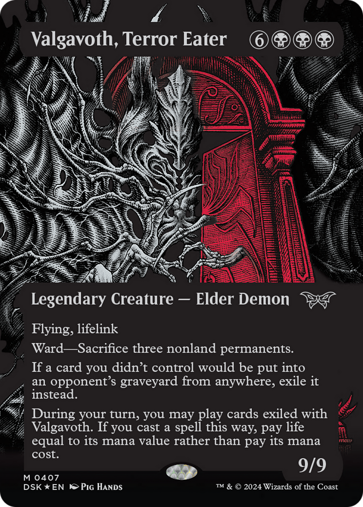 Valgavoth, Terror Eater (Showcase) (Textured Foil)