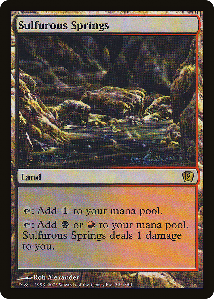 Sulfurous Springs (325/350 - Black Border)
