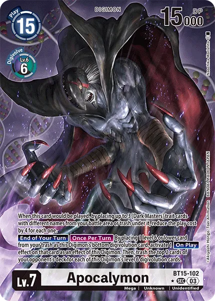 Apocalymon (BT15-102 — Alternate Extended Art)