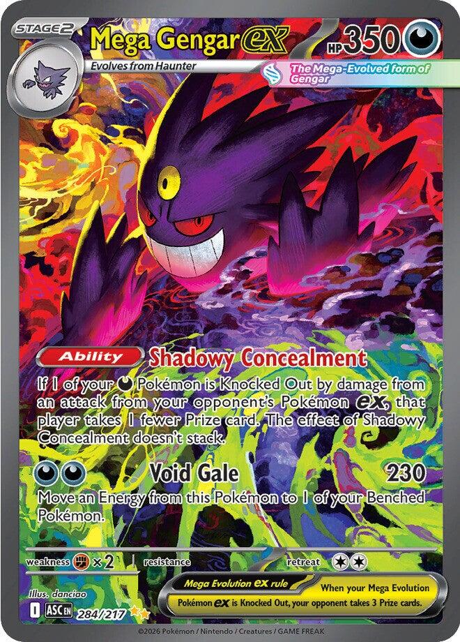 Mega Gengar ex (284/217) | Miller's Comics, Cards, Collectibles