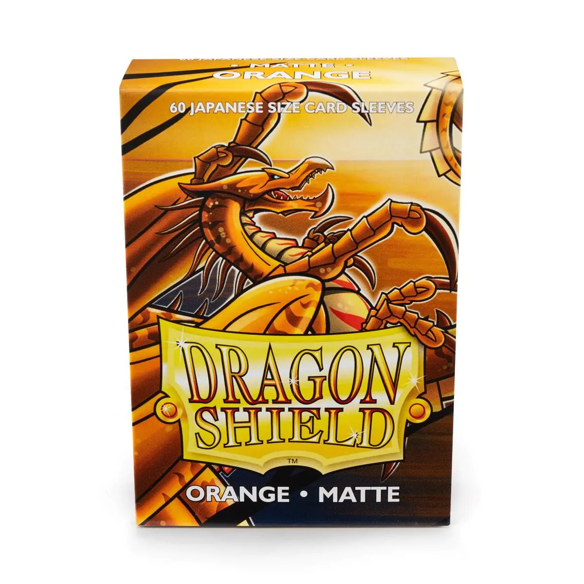 Dragon Shield: Japanese Size 60ct Sleeves - Orange (Matte) - Image 2