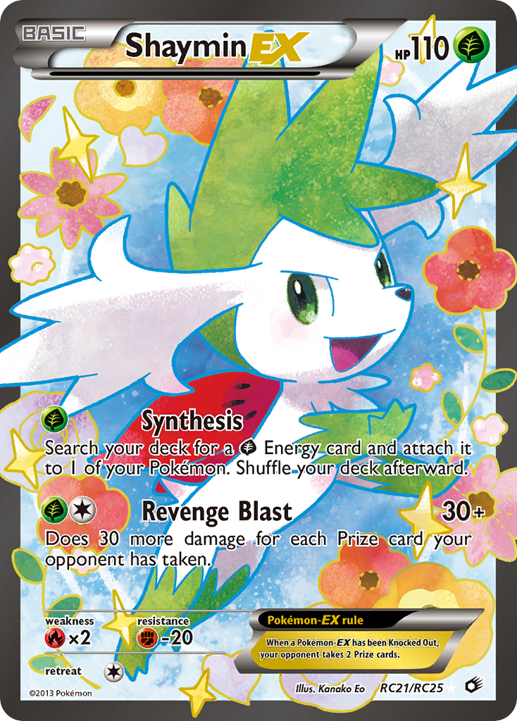 Shaymin EX (RC21/RC25 — Full Art)