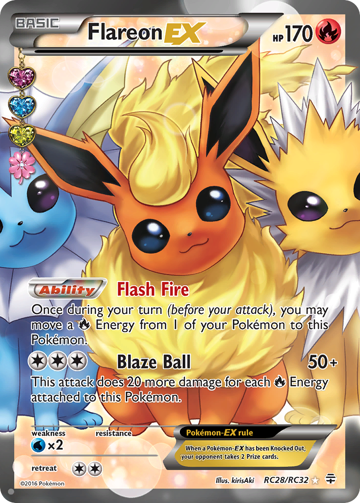 Flareon EX (RC28/RC32 — Full Art)