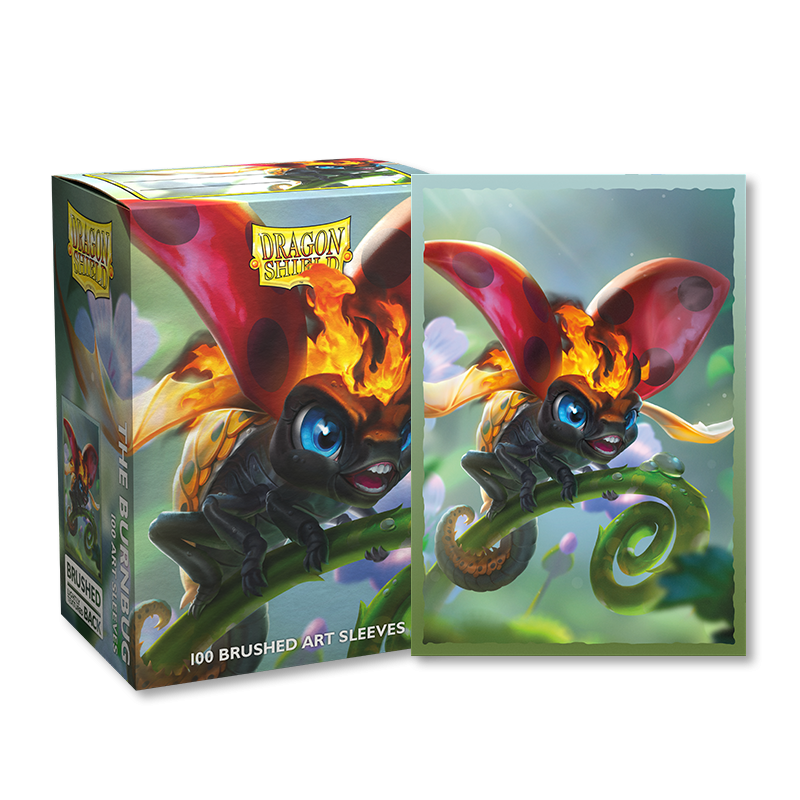 Dragon Shield: Standard 100ct Brushed Art Sleeves - The Burnbug - Image 2