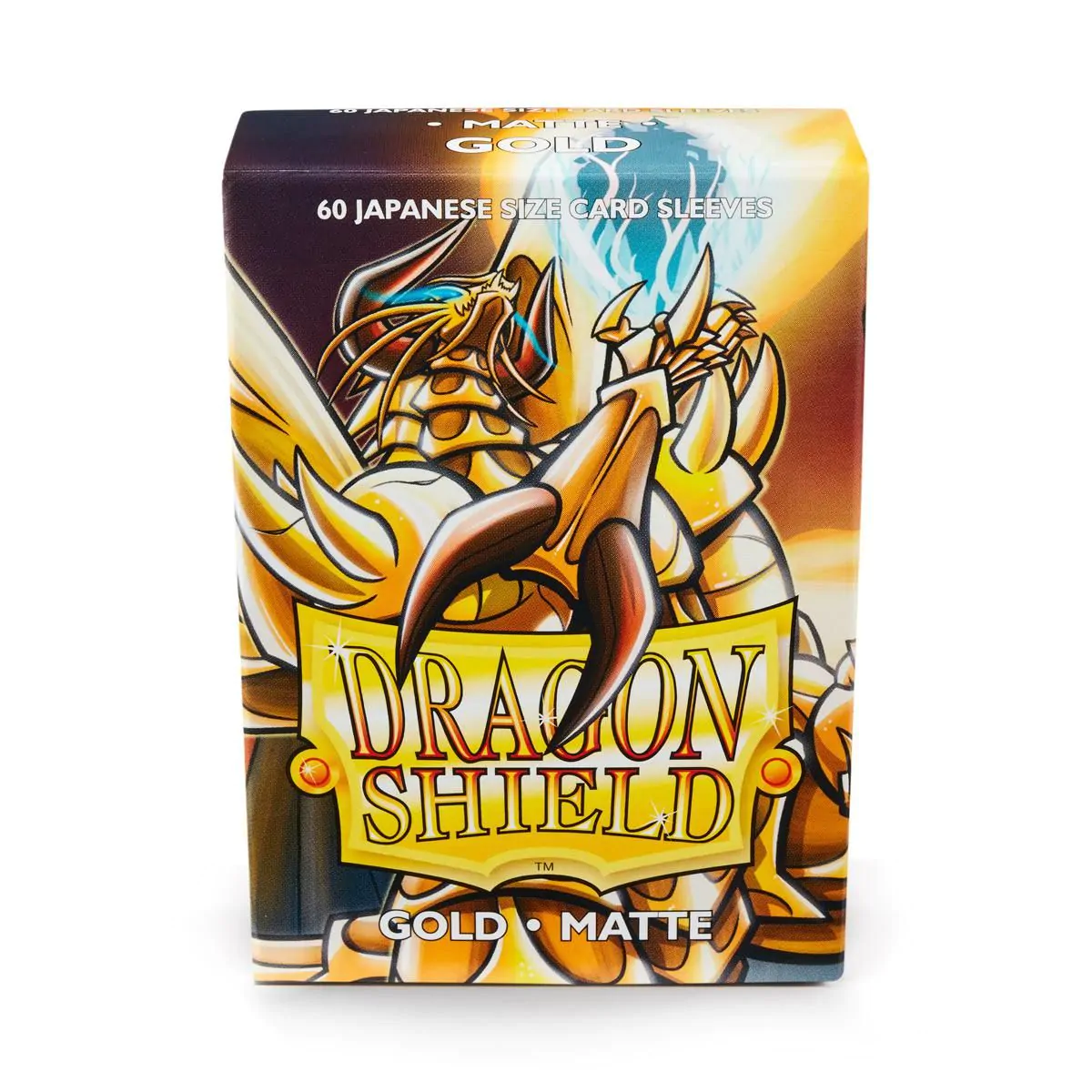 Dragon Shield: Japanese Size 60ct Sleeves - Gold (Matte) - Image 2