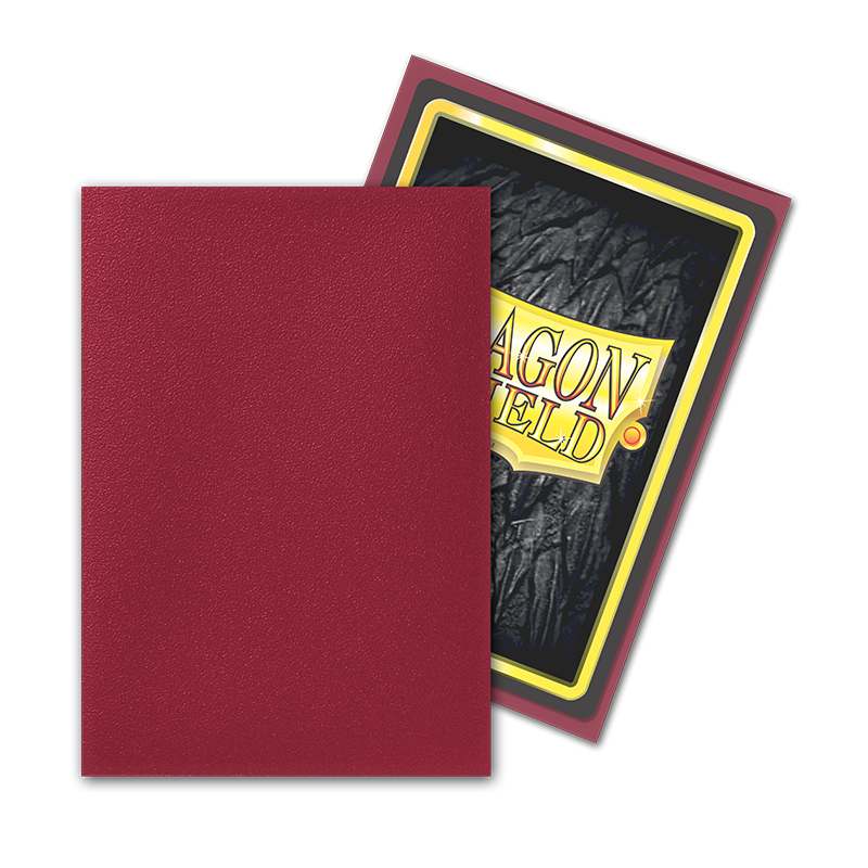 Dragon Shield: Japanese Size 60ct Sleeves - Blood Red (Matte) - Image 3
