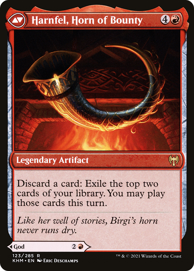 Birgi, God of Storytelling // Harnfel, Horn of Bounty (123/285) - Image 2