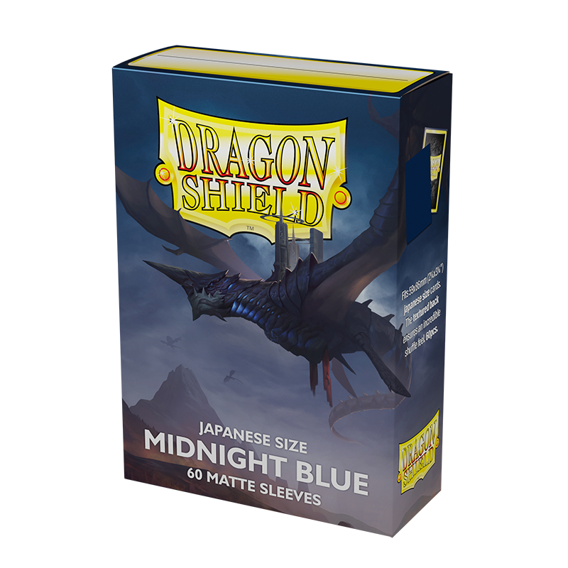 Dragon Shield: Japanese Size 60ct Sleeves - Midnight Blue (Dual Matte) - Image 1