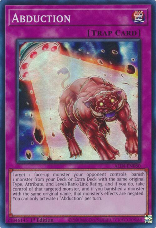 yugioh banish extra deck INFO-EN072 - Fiendsmith in Paradise - Super Rare Abduction (ALIN-EN080) | Haiku Gaming