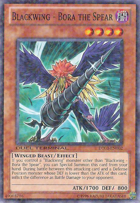 yugioh blackwing cards Deck Thunder King Blizzard Bora Kalut Armed WIng If this card battles with a monster whose DEF is lower than this cards ATK Archetype Analysis: Blackwing | Cubic