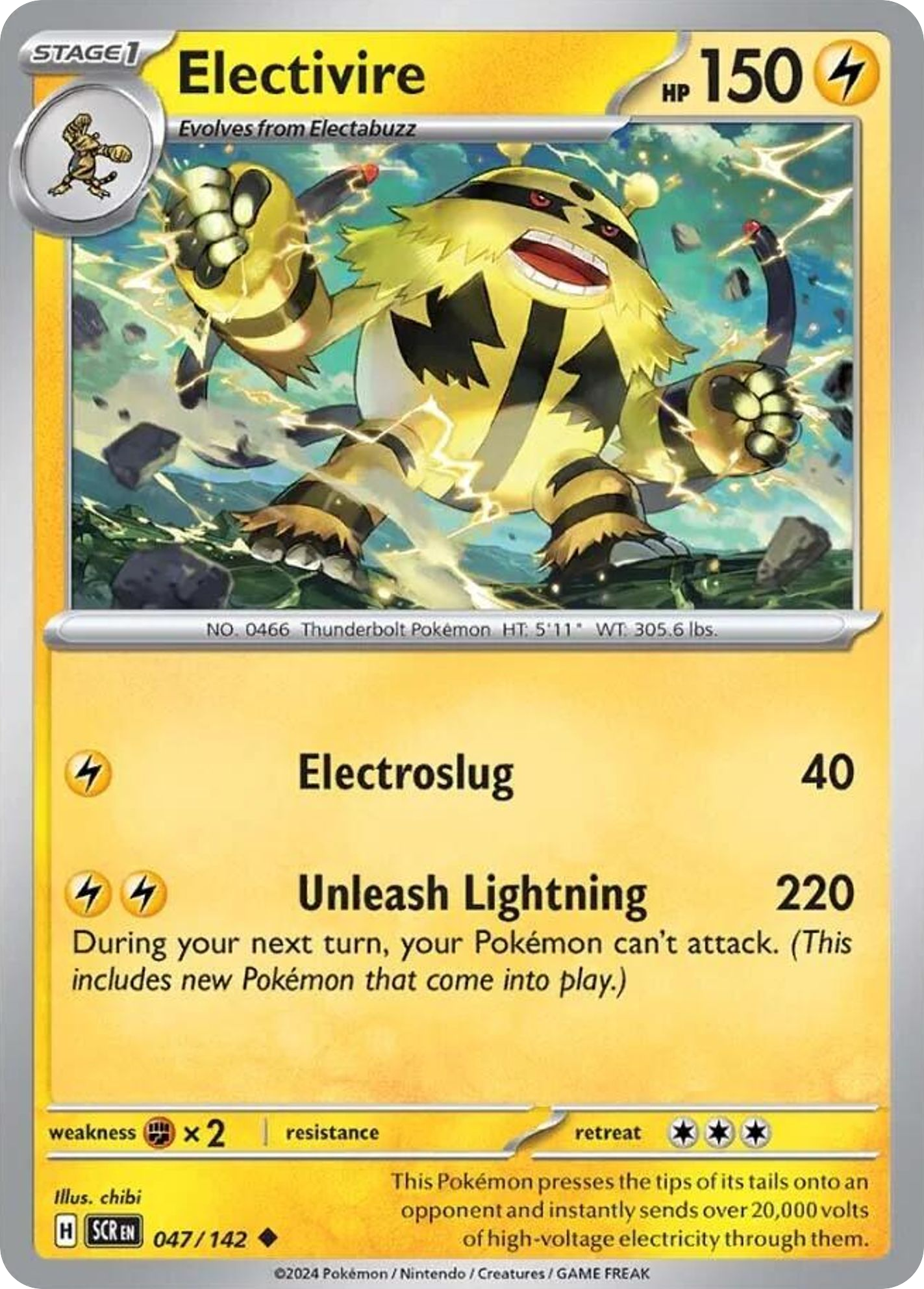 pokemon card electivire Electivire (047/142)