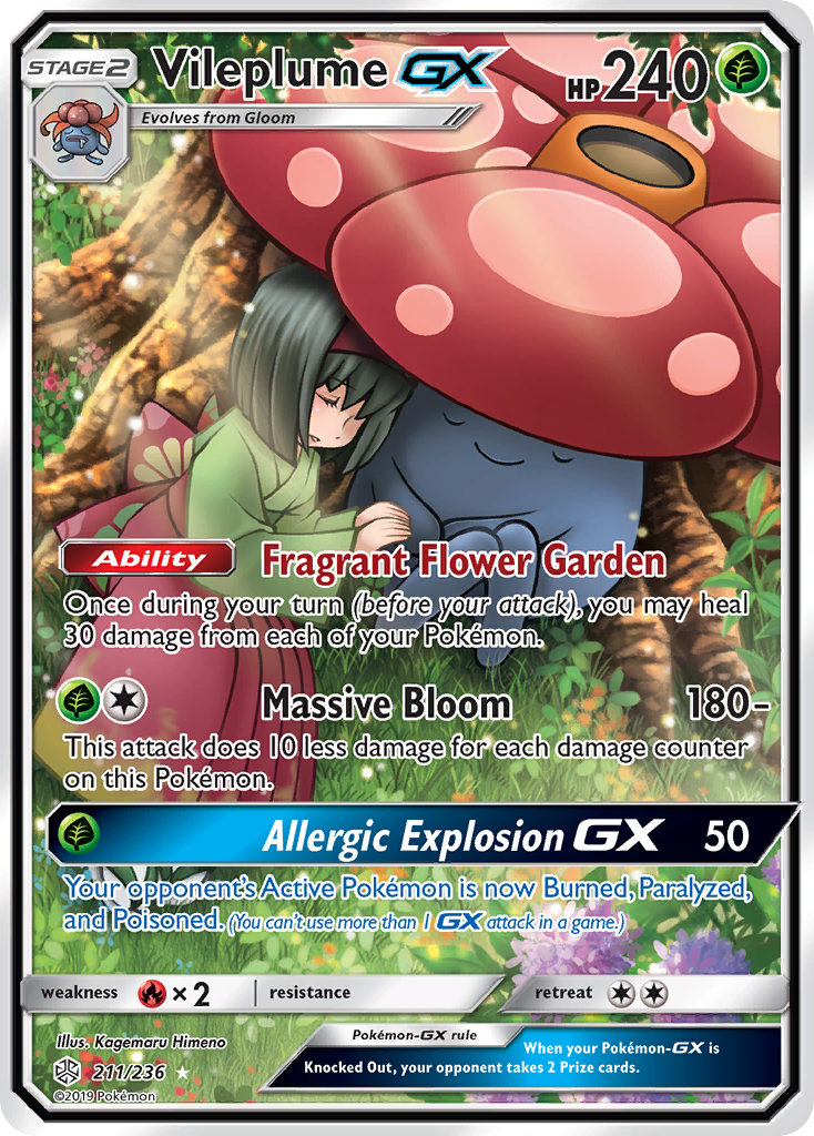 Vileplume GX (211/236 — Full Art)