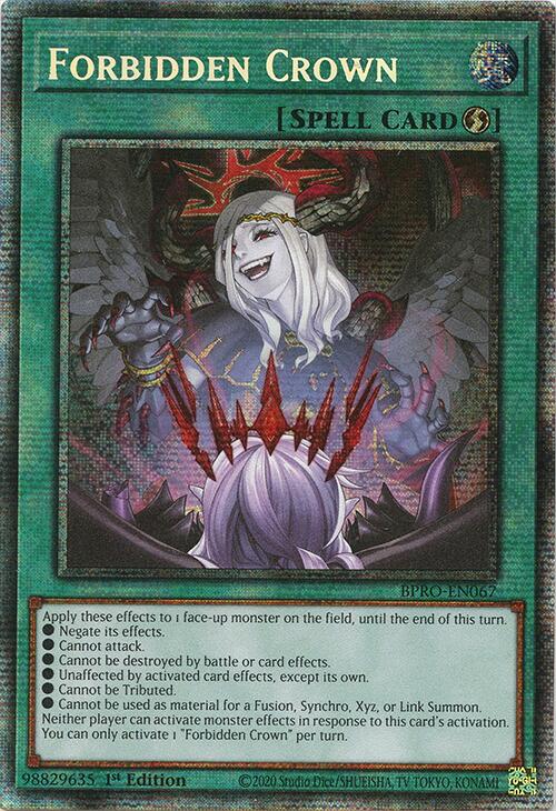 Forbidden Crown (BPRO-EN067 - Starlight Rare)