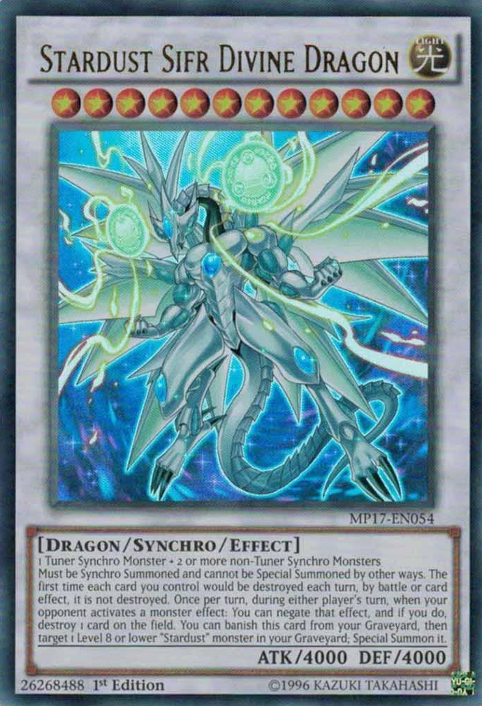 Stardust Sifr Divine Dragon (MP17-EN054)