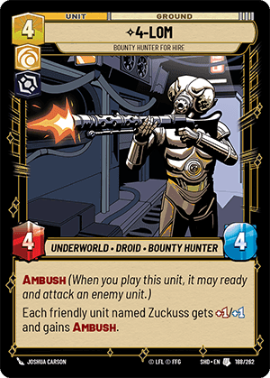 4-LOM - Bounty Hunter for Hire (188/262)