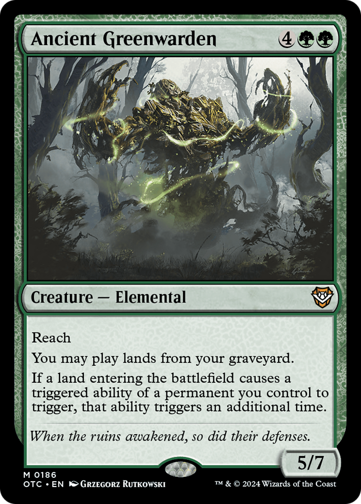 Ancient Greenwarden (0186)