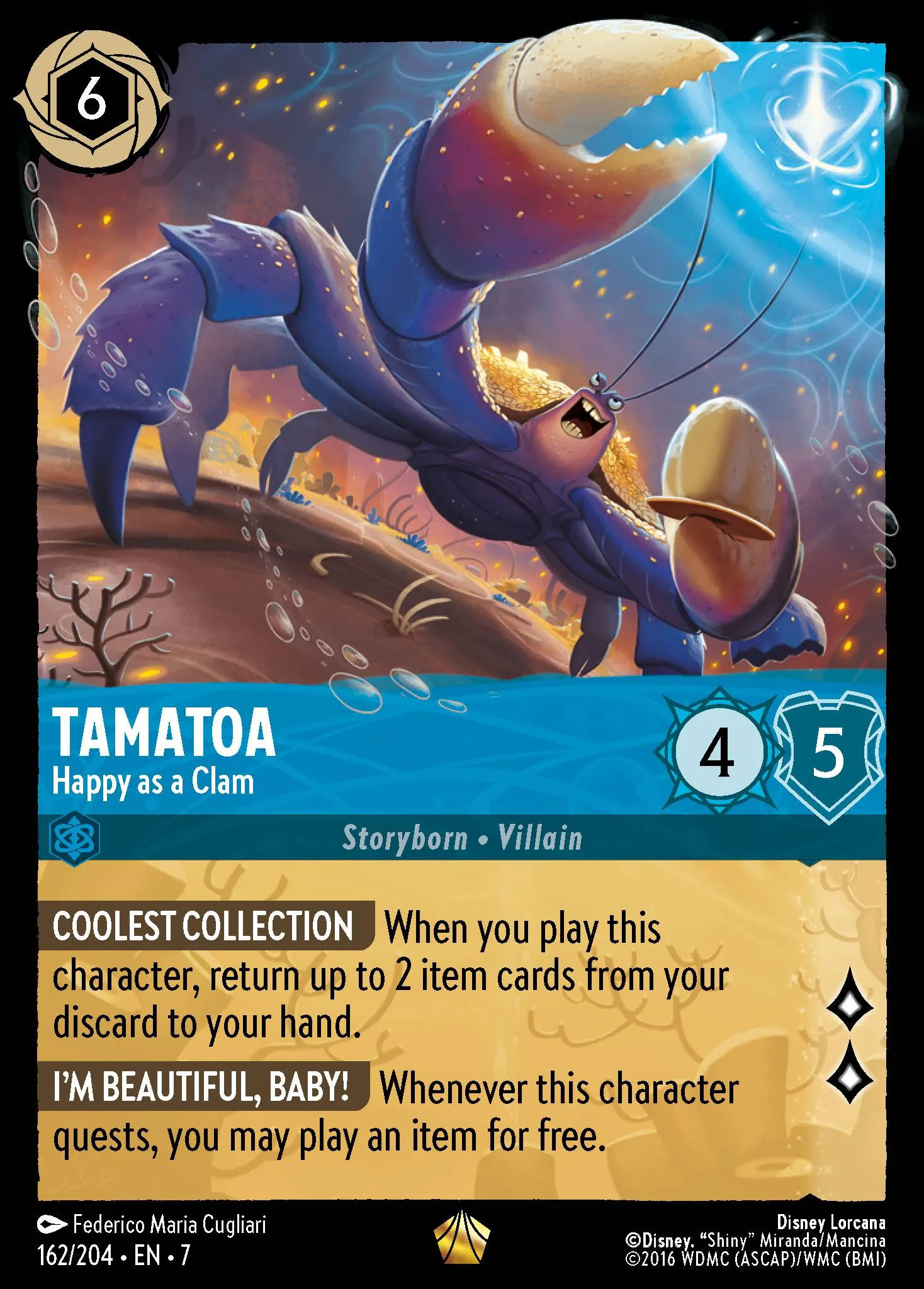 Tamatoa - Happy as a Clam (162/204)