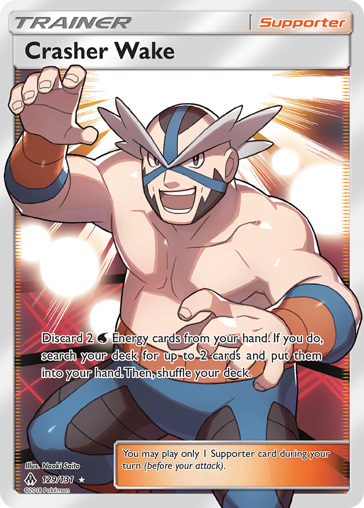Crasher Wake (129/131 — Full Art)