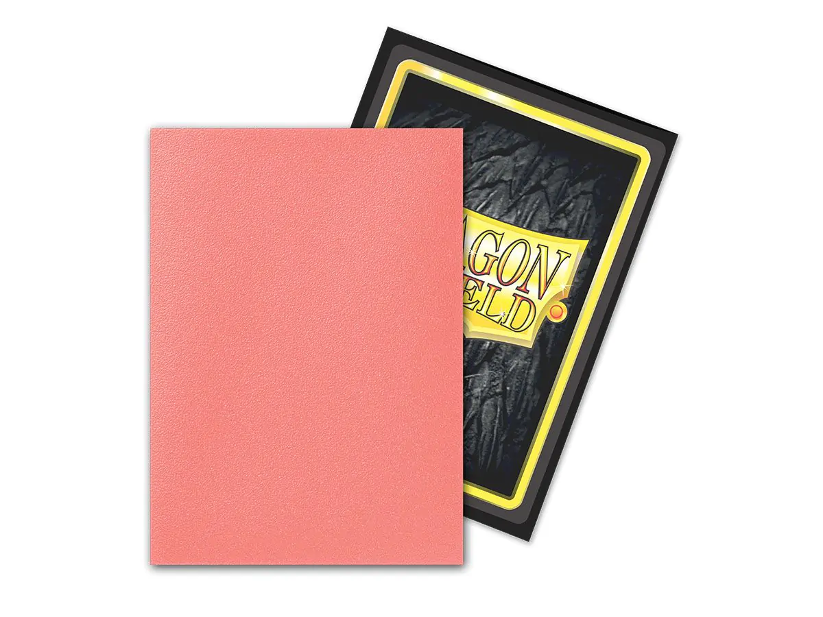 Dragon Shield: Standard 100ct Sleeves - Peach (Dual Matte) - Image 2