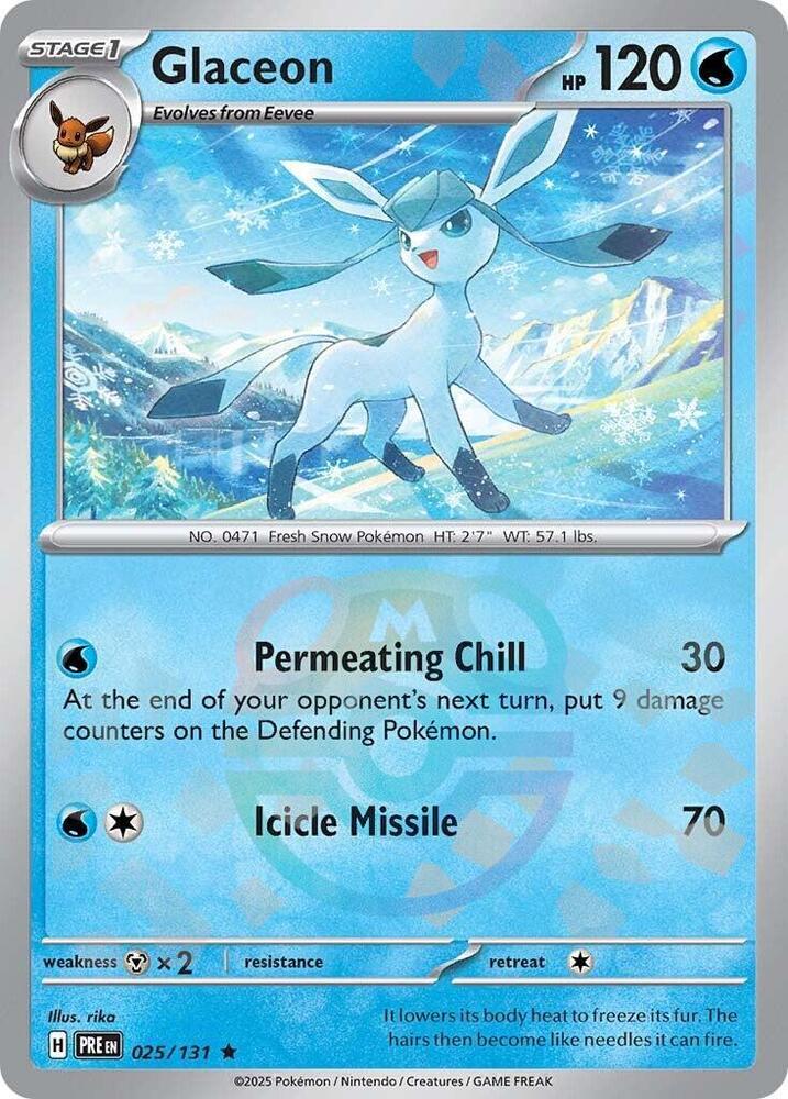 Glaceon (025/131 — Master Ball Pattern)