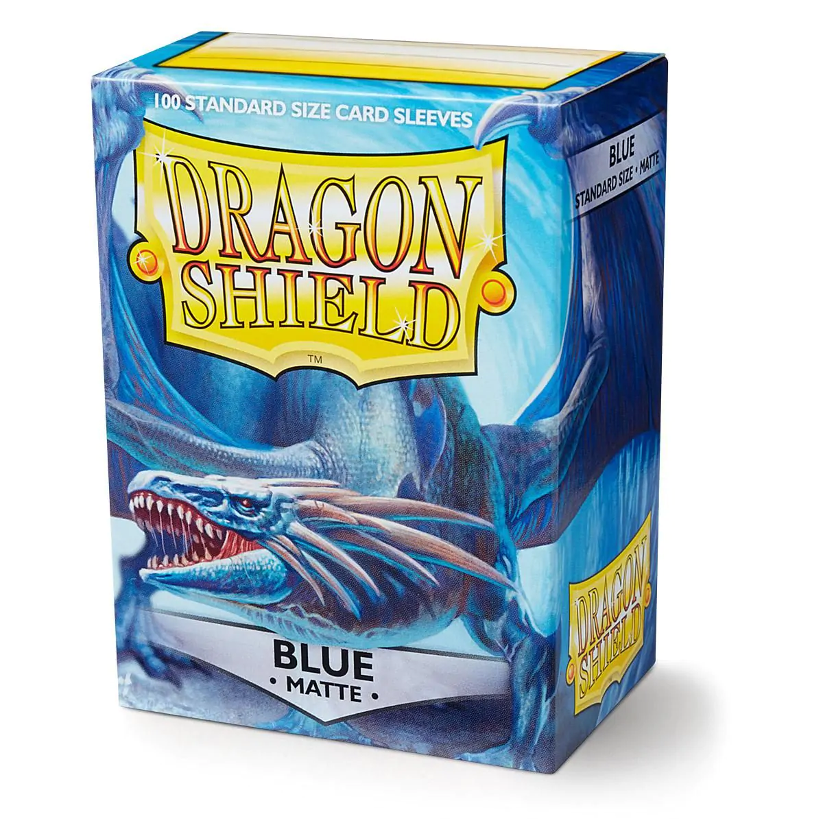 Dragon Shield: Standard 100ct Sleeves - Blue (Matte) - Image 1