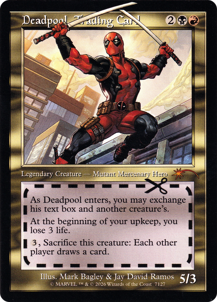 Deadpool, Trading Card (7127) | The Dragon's Vault