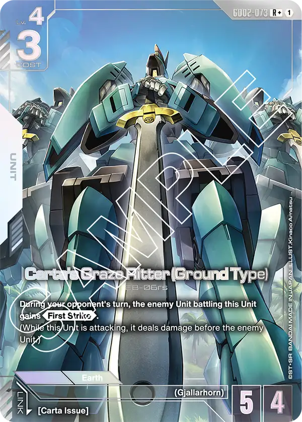 Carta's Graze Ritter (Ground Type) (GD02-073 — R+)