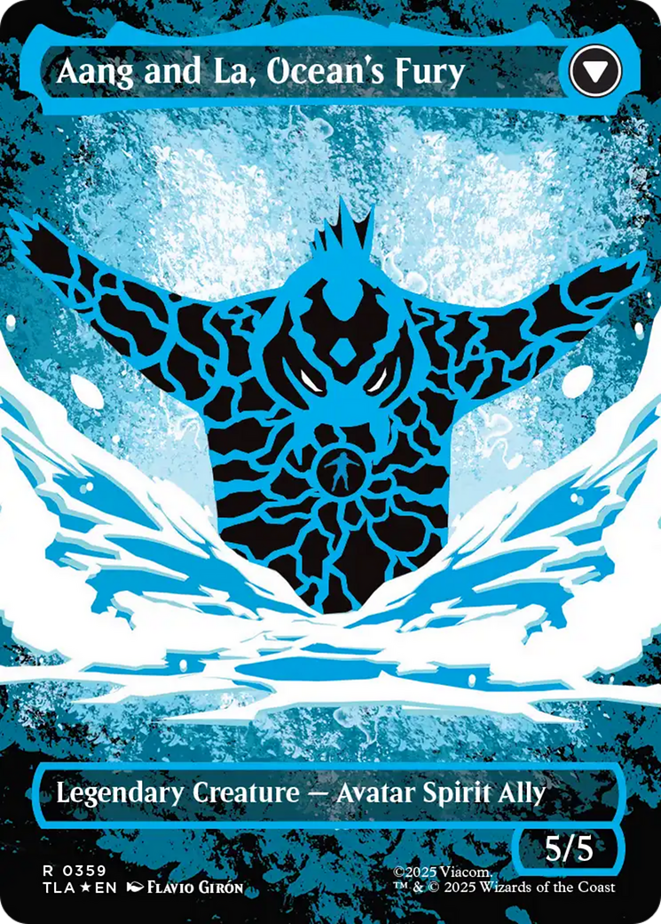 Aang, Swift Savior // Aang and La, Ocean's Fury (0359) - Image 2