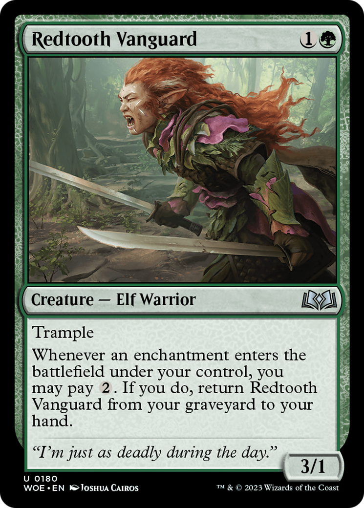 vanguard cards mtg Redtooth (0180) Creature — Human Knight Rarity Magic: The Gathering Free Download!