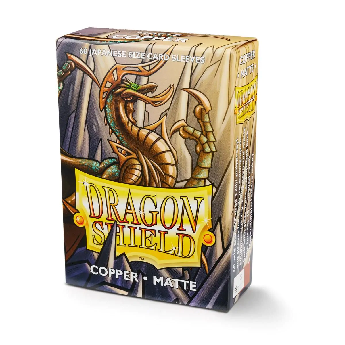 Dragon Shield: Japanese Size 60ct Sleeves - Copper (Matte) - Image 1