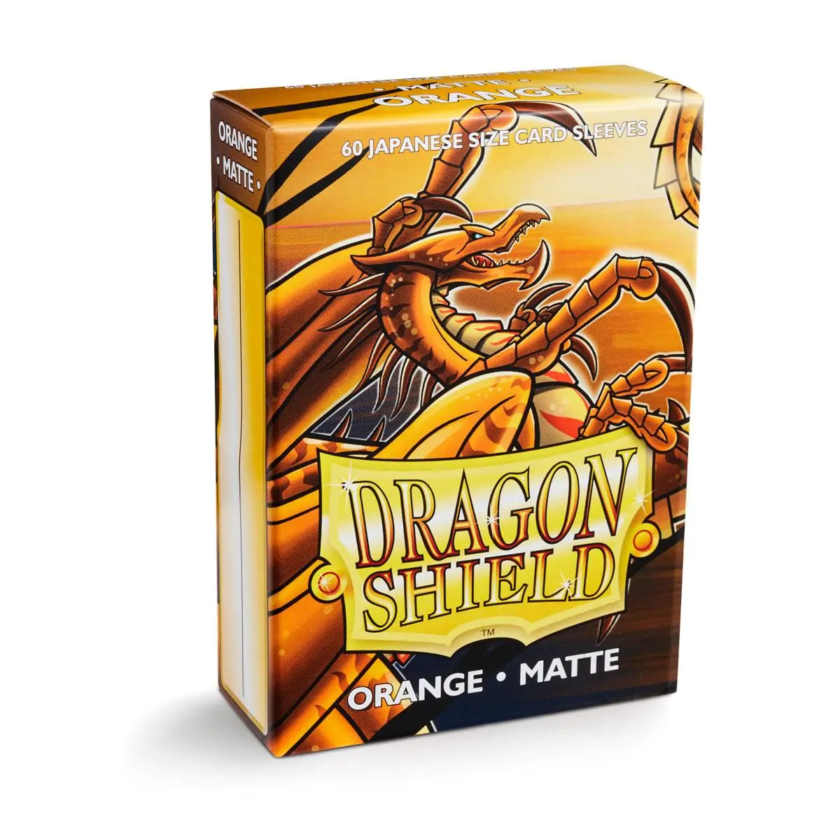 Dragon Shield: Japanese Size 60ct Sleeves - Orange (Matte) - Image 4