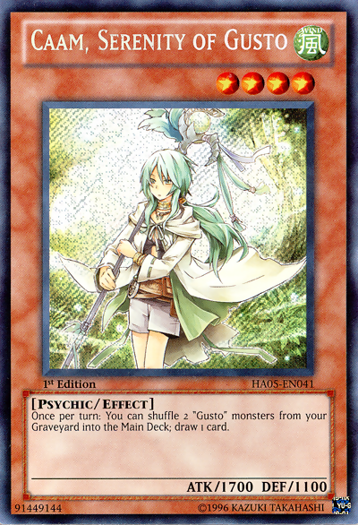 Caam, Serenity of Gusto (HA05-EN041)