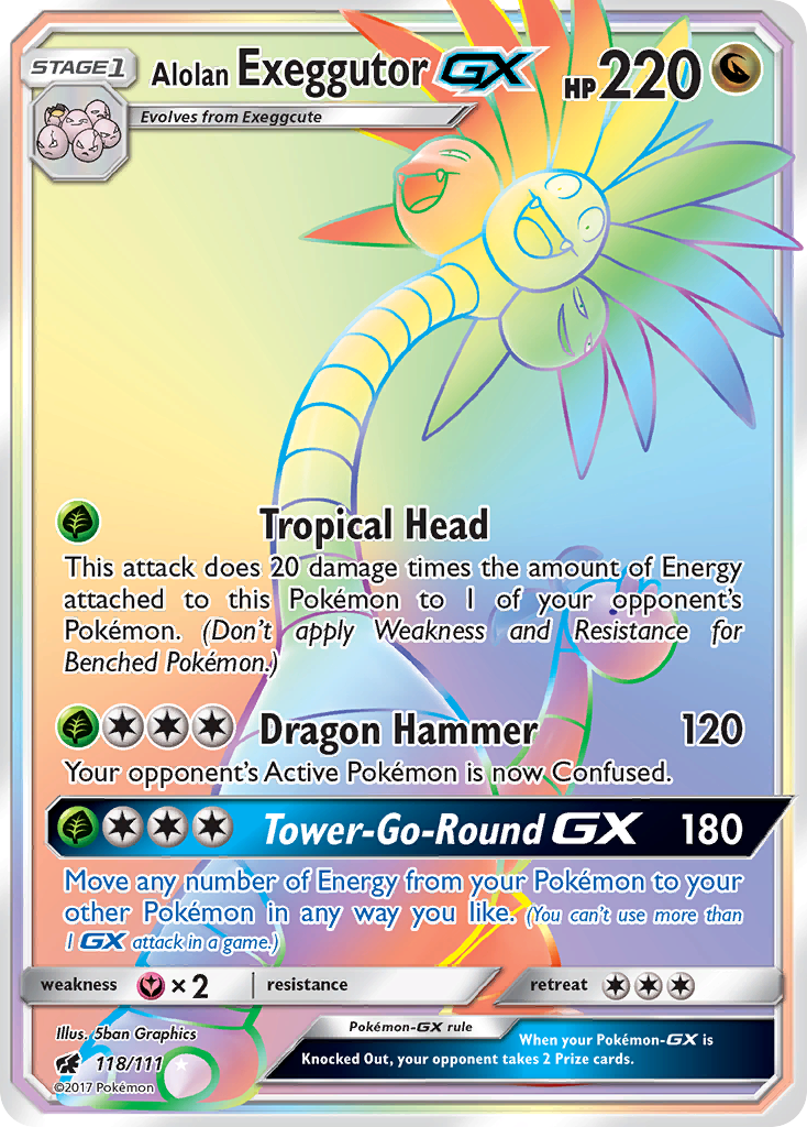 Alolan Exeggutor GX (118/111)