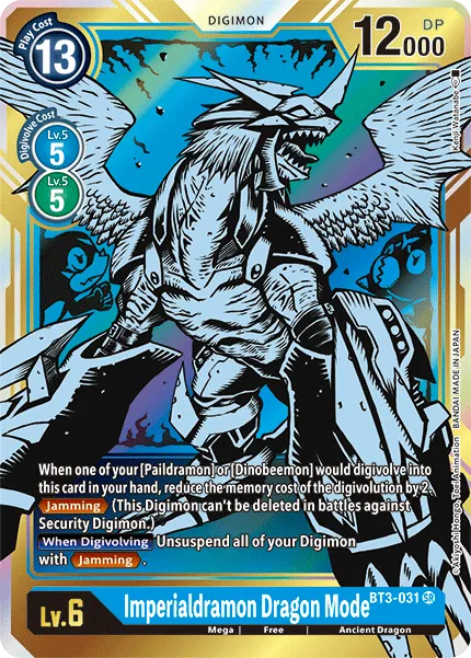 Imperialdramon Dragon Mode (BT3-031 — Alternate Art)