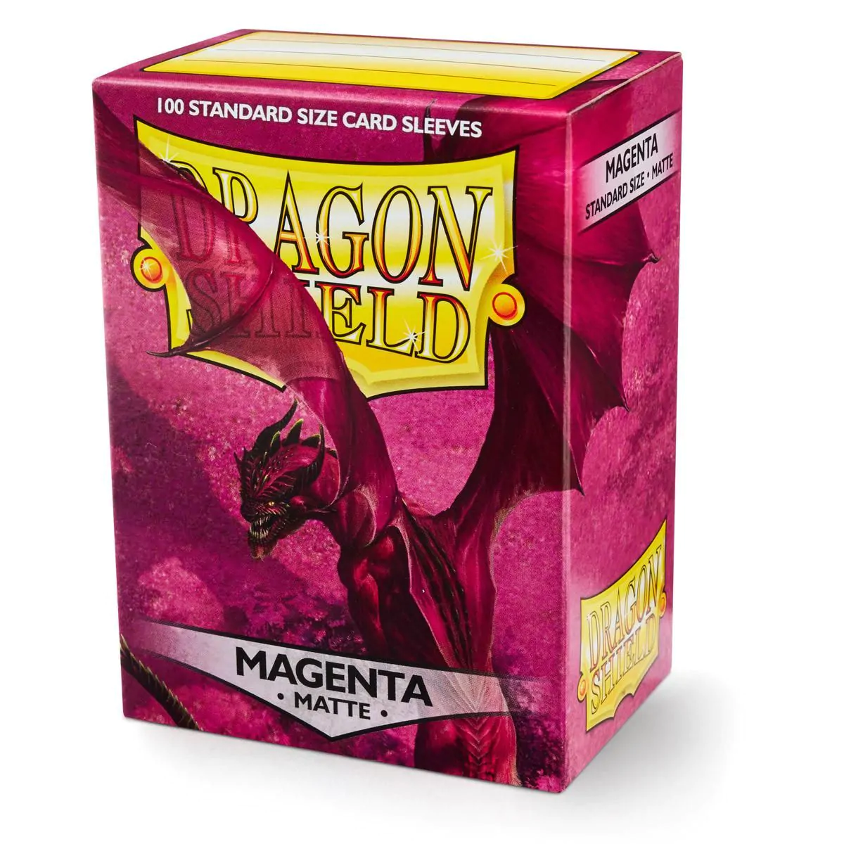 Dragon Shield: Standard 100ct Sleeves - Magenta (Matte) - Image 1