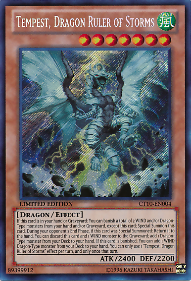 Tempest, Dragon Ruler of Storms (CT10-EN004)