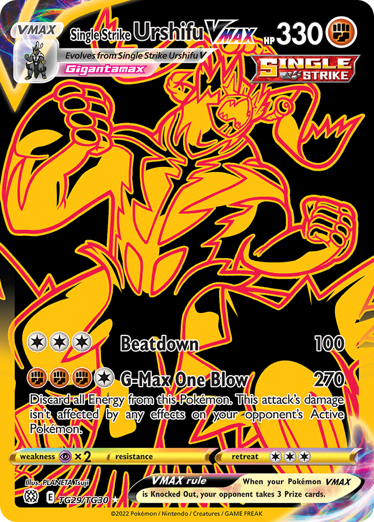 Single Strike Urshifu VMAX (TG29/TG30)