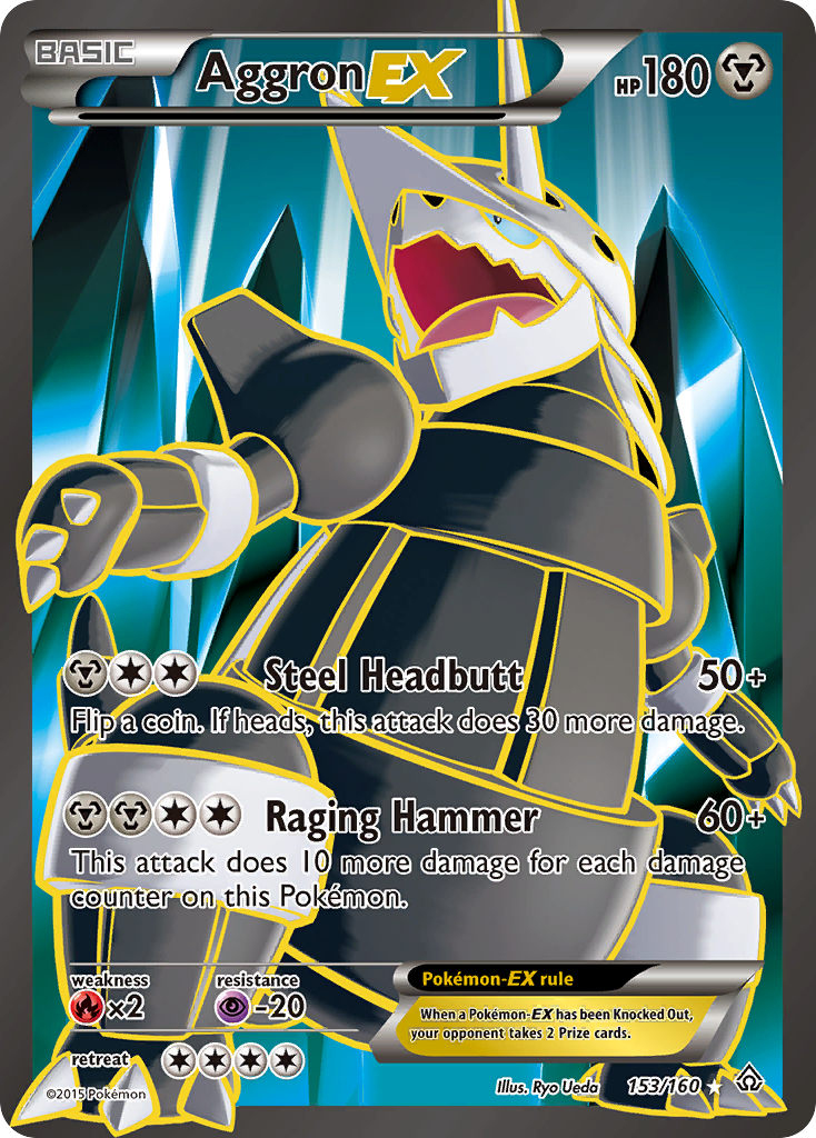 Aggron EX (153/160 — Full Art)