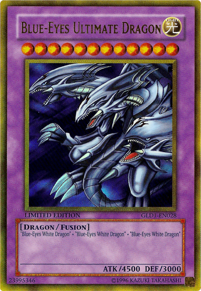 Blue-Eyes Ultimate Dragon (GLD1-EN028)