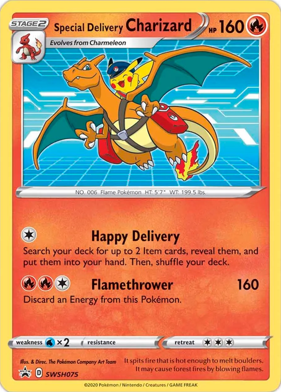 Special Delivery Charizard - SWSH075