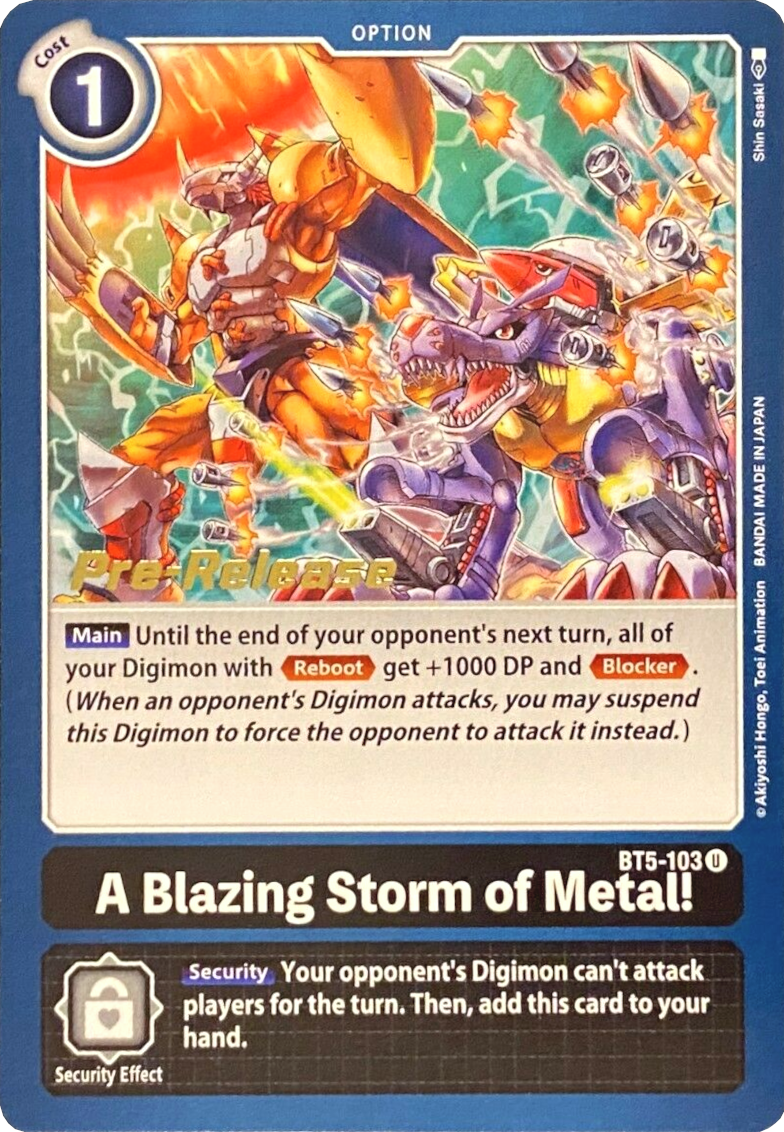 A Blazing Storm of Metal! (BT5-103 U)