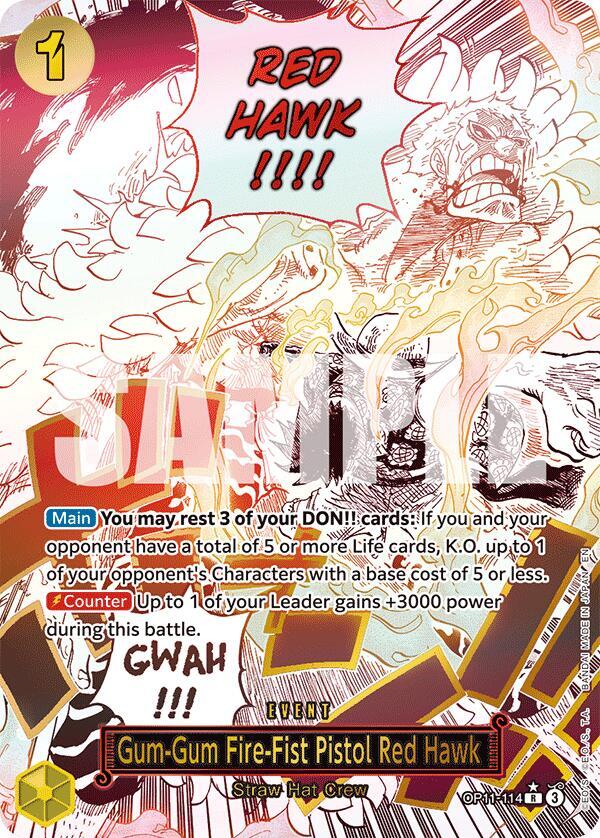 Gum-Gum Fire-Fist Pistol Red Hawk (Alternate Art)