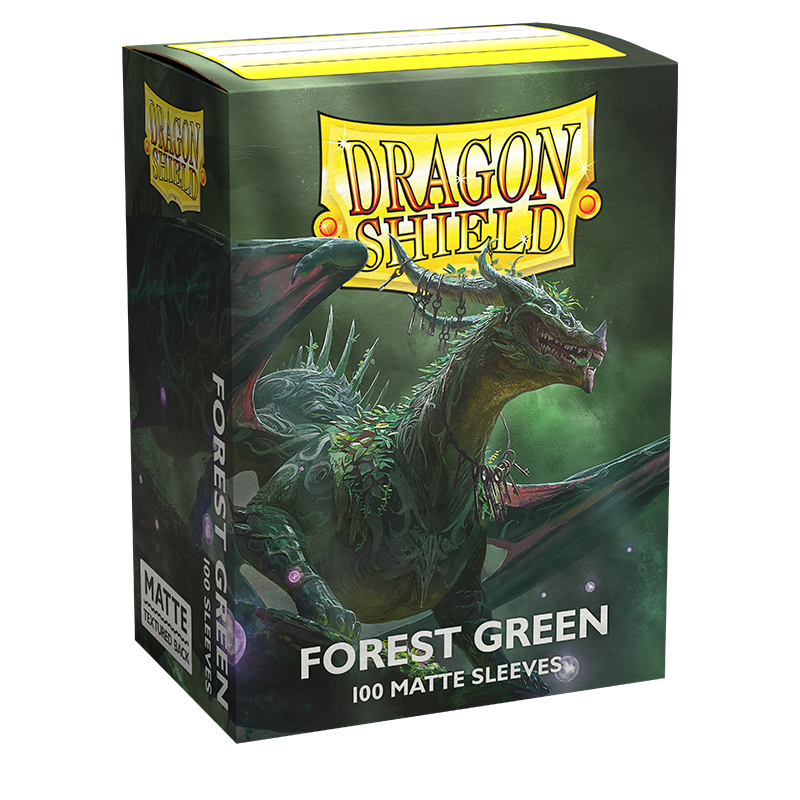 Dragon Shield: Standard 100ct Sleeves - Forest Green (Matte) - Image 6