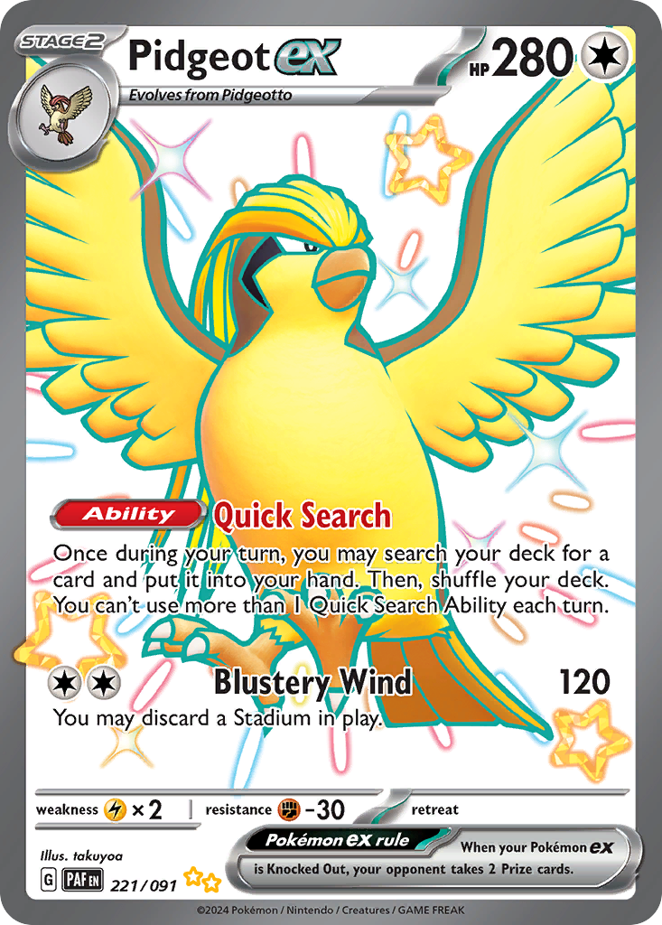 Pidgeot ex (221/091)