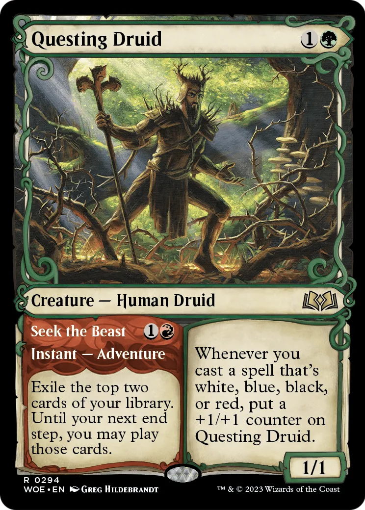 Questing Druid // Seek the Beast (0294)