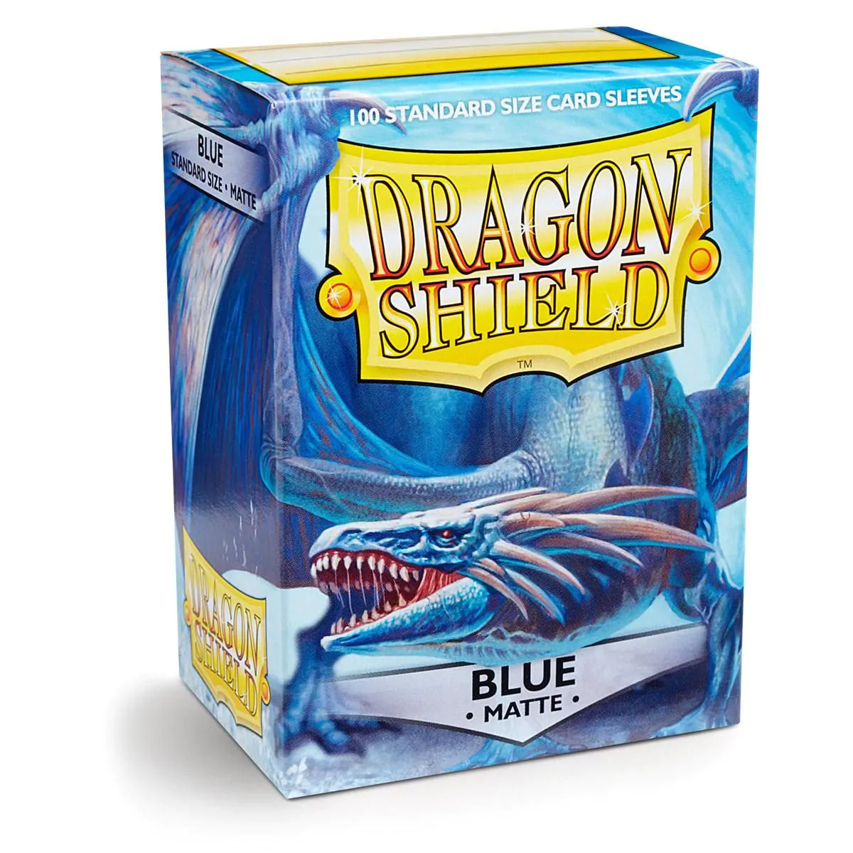 Dragon Shield: Standard 100ct Sleeves - Blue (Matte) - Image 4
